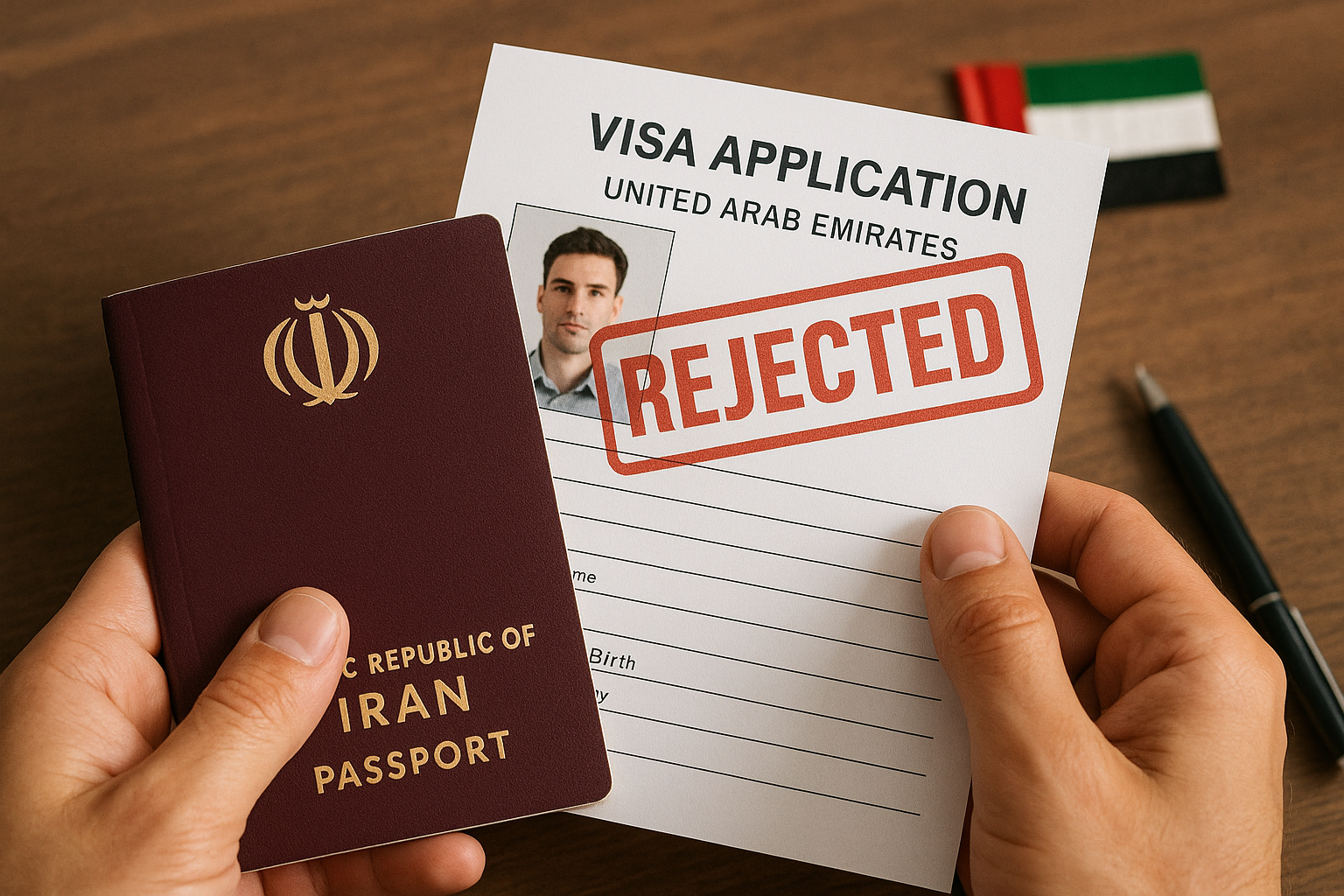 ریجکت ویزای امارات برای ایرانی‌ها