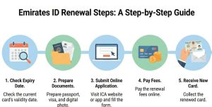 مراحل تمدید Emirates ID