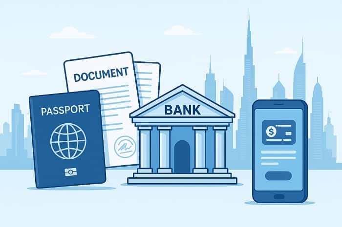 نحوه افتتاح حساب بانکی در دبی