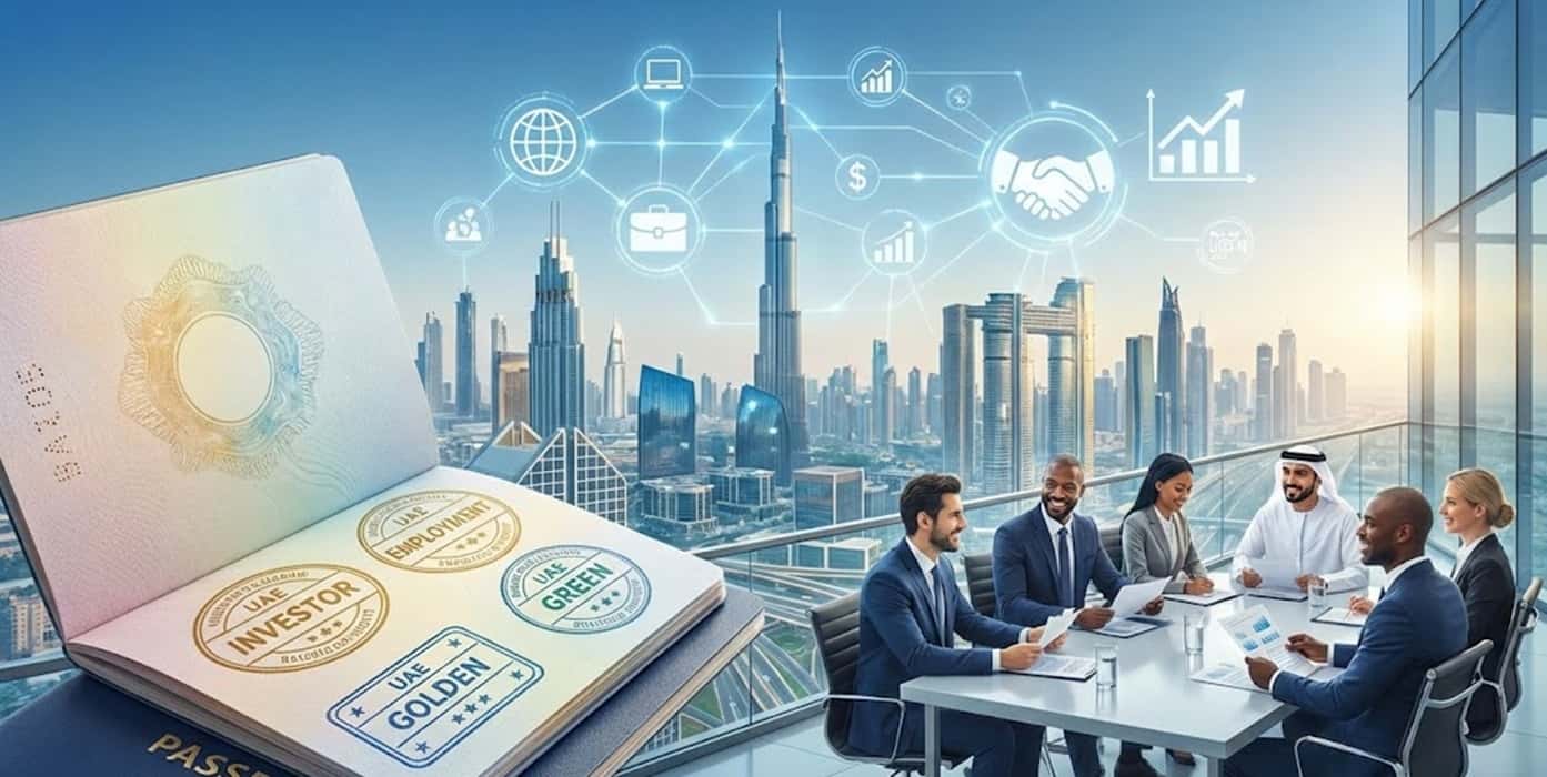 انواع ویزای تجاری امارات