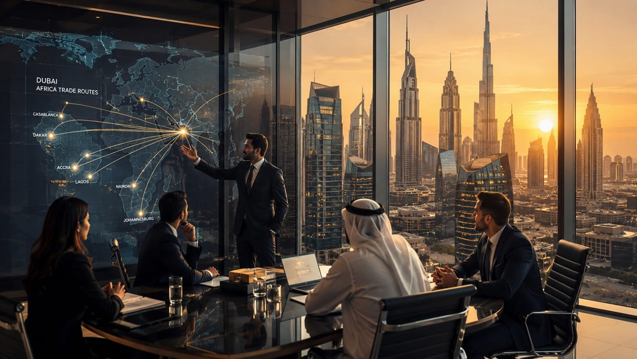 تجارت دبی با آفریقا